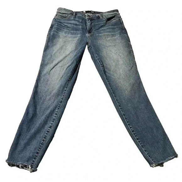 Kut from the Kloth Denim - Kut from the Kloth Women's Size 12 High Rise Ankle Skinny Jeans Blue